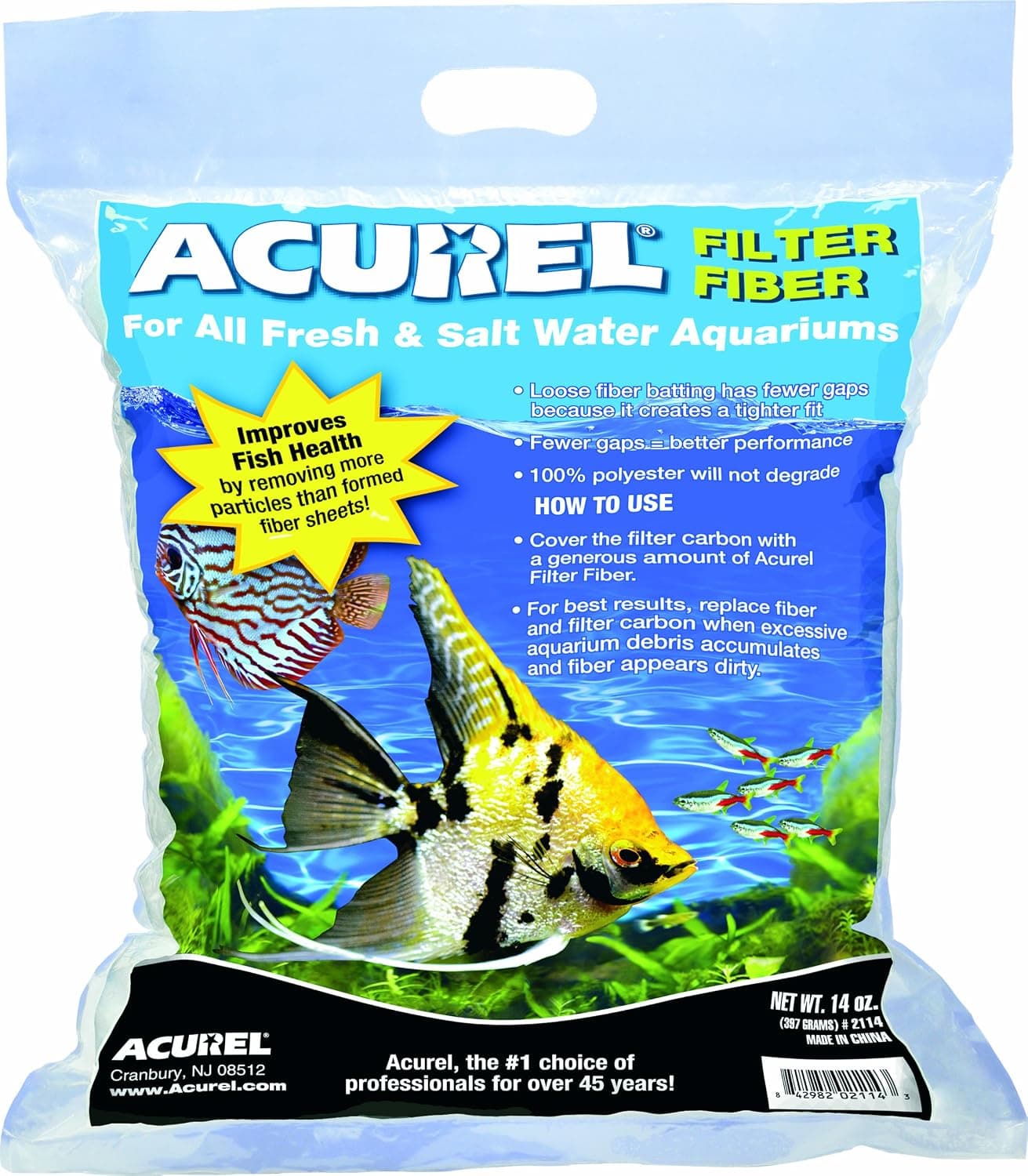 Acurel 100-Percent Polyester Filter Fiber, 14-Ounce