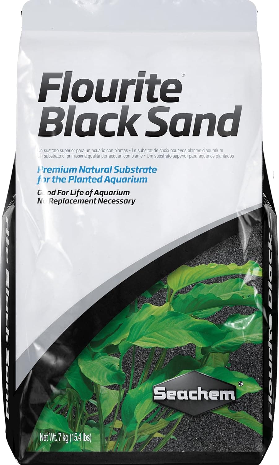 Seachem Flourite Black Sand, 15.4 Pound