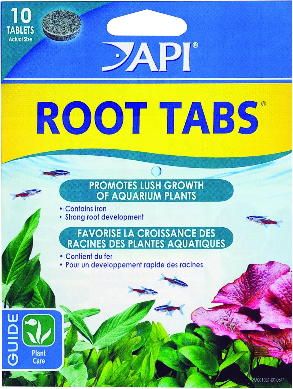 API ROOT TABS Freshwater Aquarium Plant Fertilizer 10-Count Box