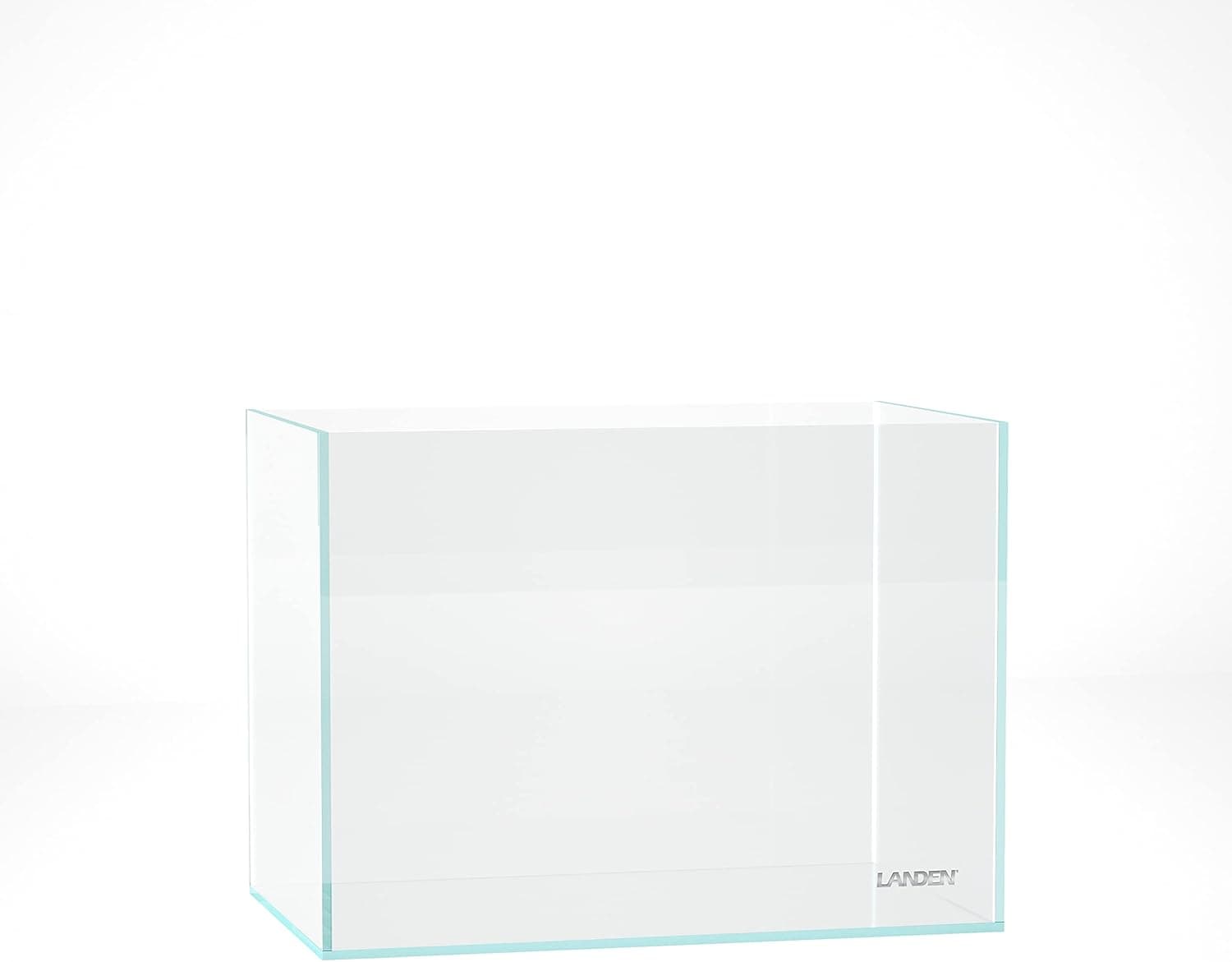 LANDEN 36N 5 Gallon Rimless Low Iron Nano Aquarium Tank
