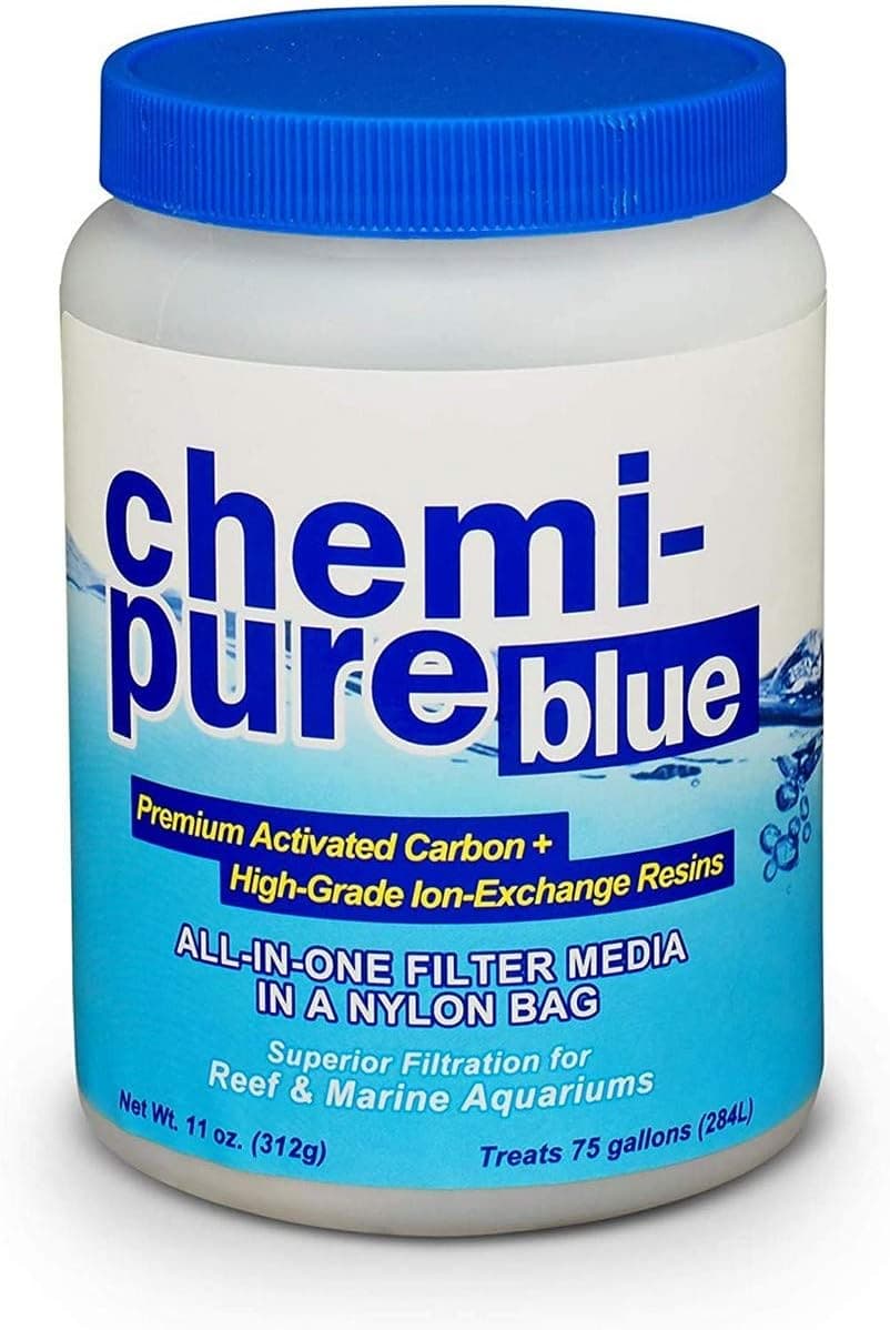 Boyd Chemi-Pure Blue 11 oz Aquarium Filtration Media Carbon + Ion-Exchange Resins