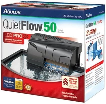 Aqueon QuietFlow 50 LED Pro Power Filter
