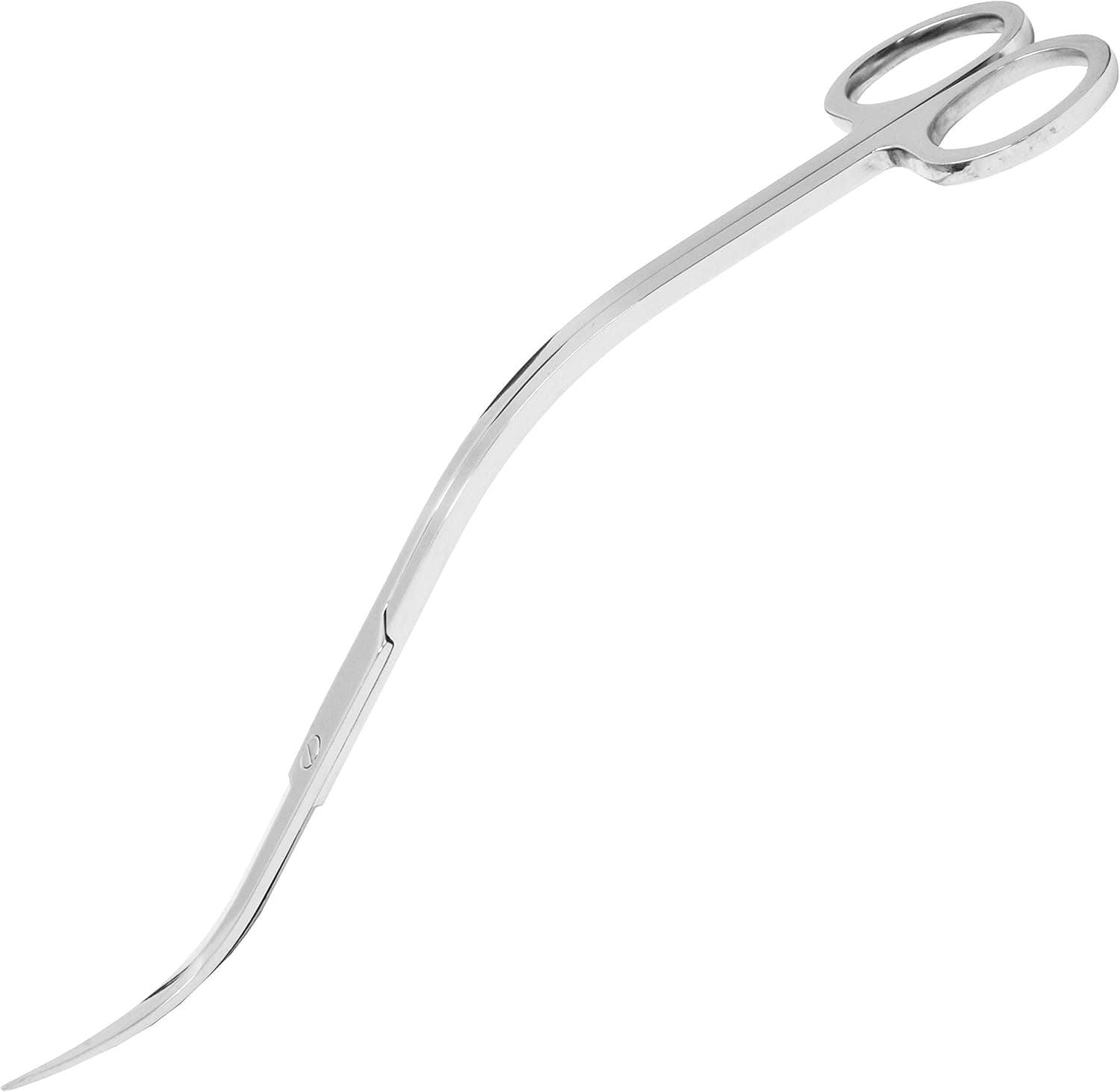 Mandala Crafts Extra Long Stainless Steel Curved Aquarium Wave Scissors