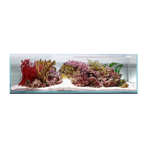 UNS Ultra Clear Rimless Tank - 10.2GAL | 38.8L - 23.62x14.17x7.08 | 60x36x18 CM, 5mm Glass Thickness, Leveling Mat Included - Low Iron, High Clarity Fish Tank w/ 45° Mitered Edge - [60S]