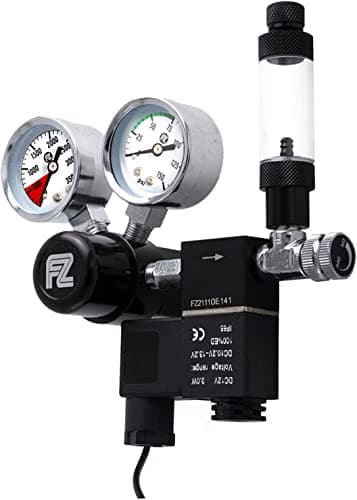 FZONE Aquarium CO2 Regulator for CGA320 Side Open CO2 Cylinder