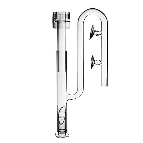 FZONE Aquarium Glass Lily Pipe Inflow with Surface Skimmer (16/22mm) | Premium glass aquarium inlet pipe with surface skimmer, designed for planted tanks and canister filters with 5/8" tubing.