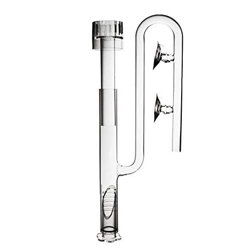 FZONE Aquarium Glass Lily Pipe Inflow with Surface Skimmer (12/16mm) | Premium glass aquarium inlet pipe with surface skimmer, designed for planted tanks and canister filters with 1/2" tubing.