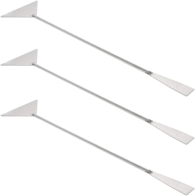 Utoolmart Substrate Spatula Stainless Steel Aquarium Aquatic Plants Tool 3 pcs