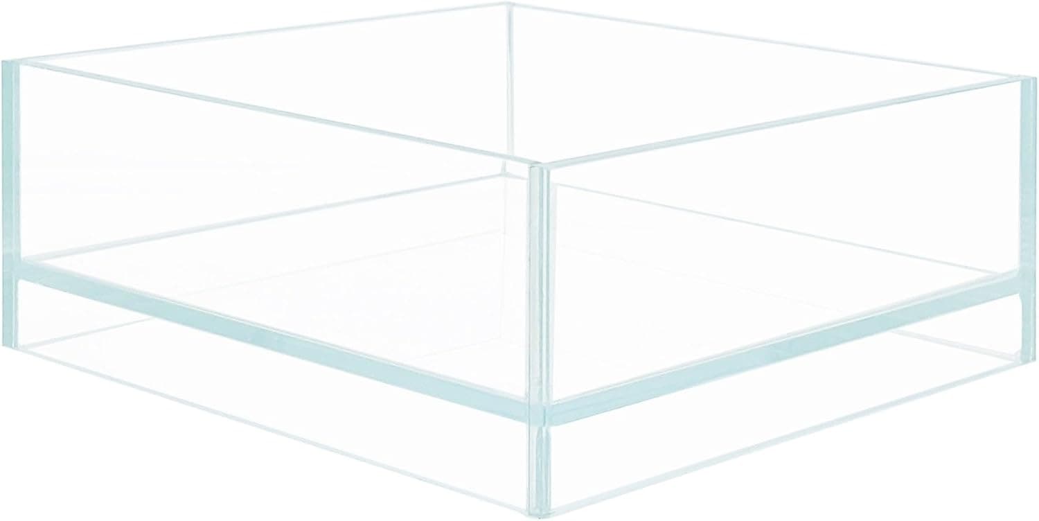 HIRO Aquatics Nano Tall Rimless Low Iron Frameless Fish Tank, Floating Air Style