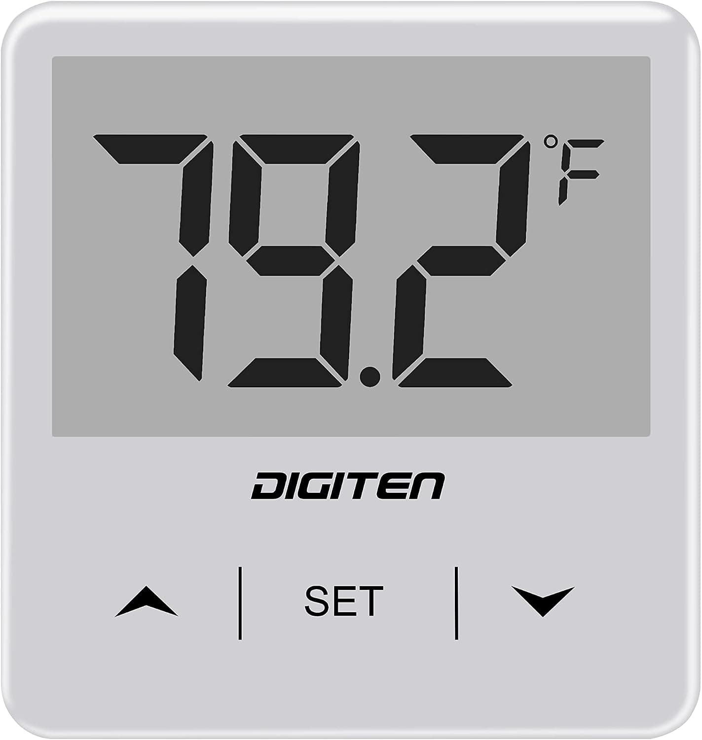Digital Aquarium Thermometer, Stick-on, No Wires C/F Switch