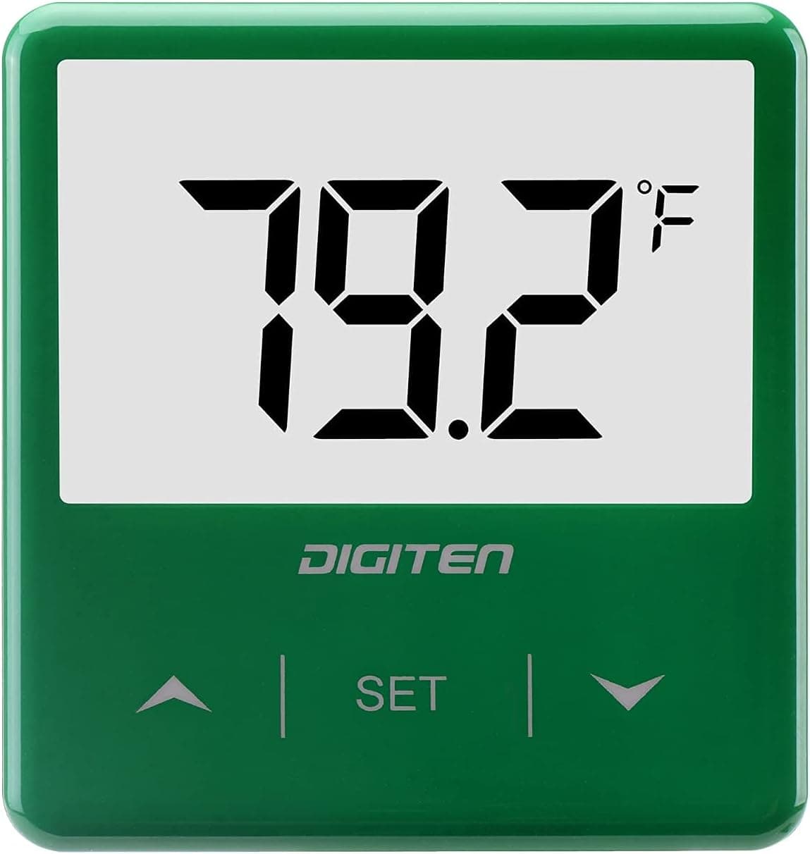 Aquarium Thermometer, Stick-on, Large LCD, No Wires