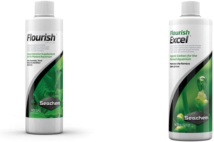 Seachem Flourish 500 ml and Seachem Flourish Excel 500 ml Bundle