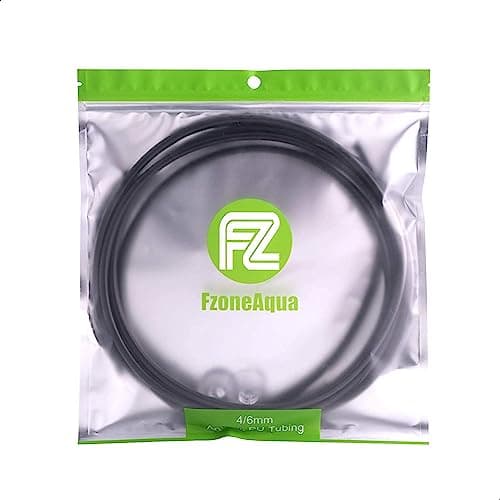 FZONE 16 feet Aquarium Co2 Proof Tubing 3/16'' ID Black