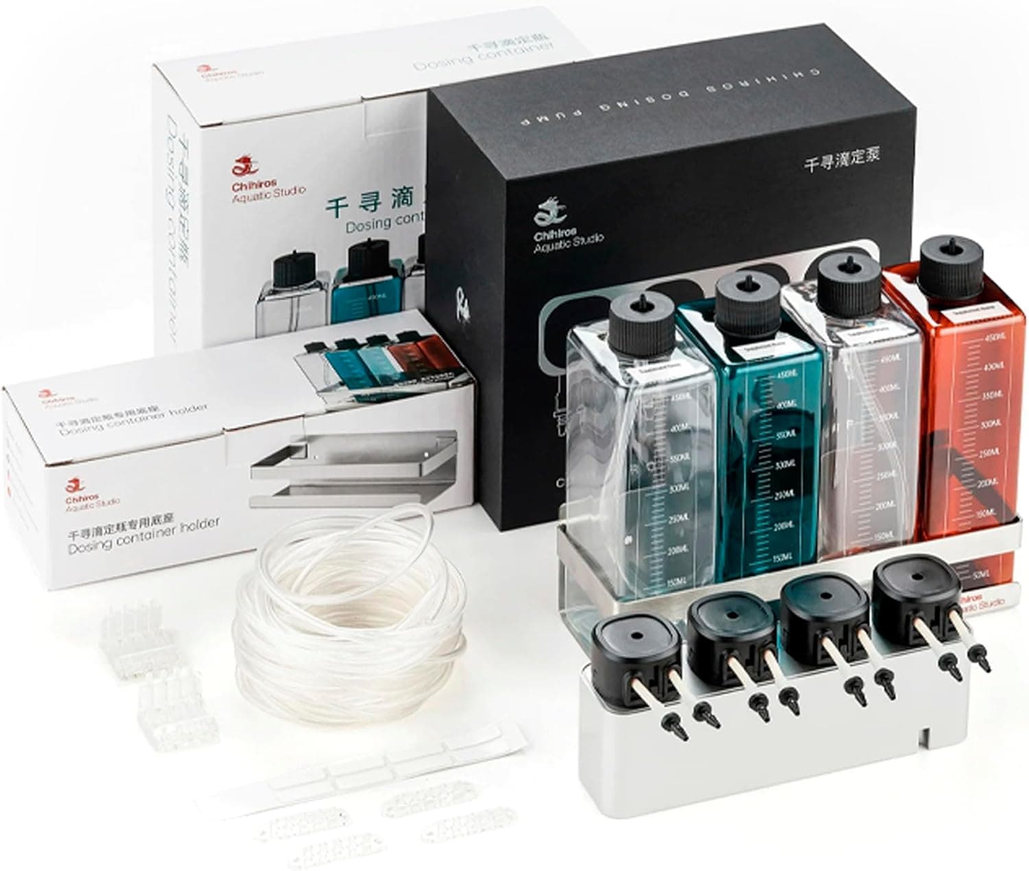 Chihiros Dosing Pump System - 4-Channel Automatic Aquarium Doser with Smart App Operation