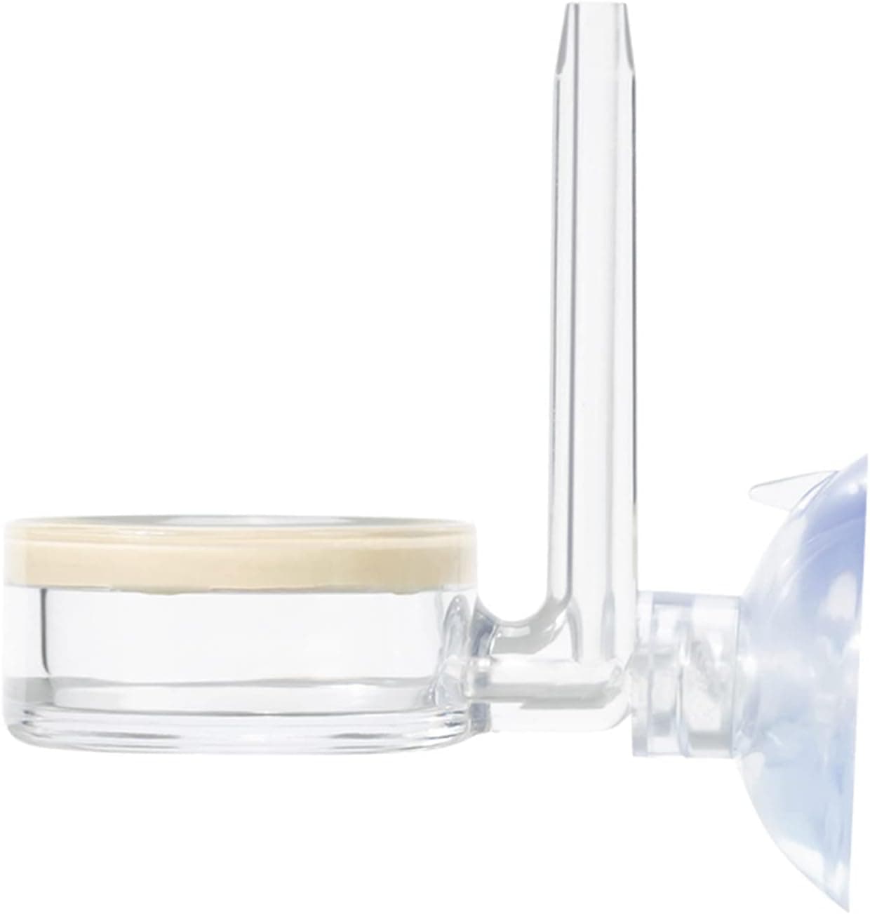 Jesscasday Small CO2 Diffuser Bubble Counter for Planted Tanks CO2 Atomizer