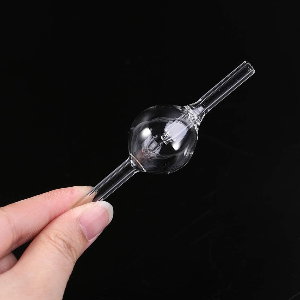 Jinshining CO2 Diffuser Clear Glass Bubble Counter for Aquarium Planted Tanks