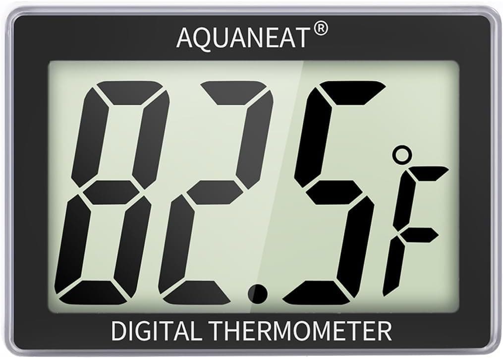 AQUANEAT Aquarium Digital Temperature Gauge, Large LCD
