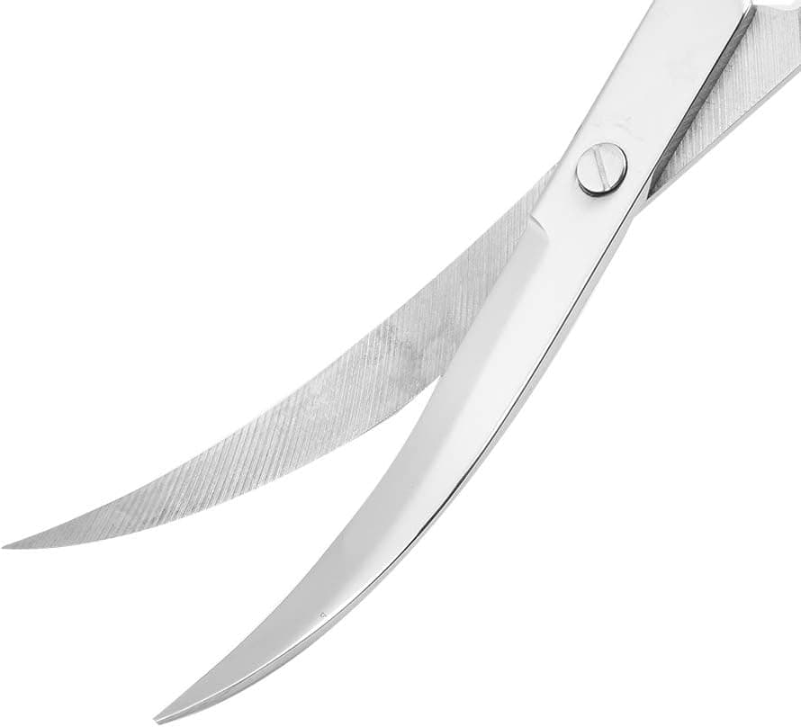 Curved Aquarium Scissors Extra Long for Aquatic Plants Stainless Steel