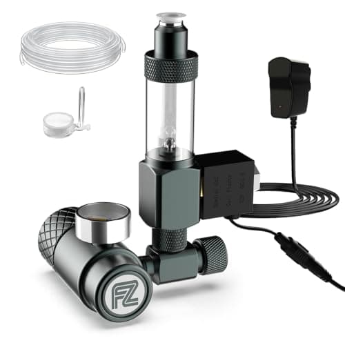 FZONE Mini Aquarium CO₂ Regulator Kit for CGA320 Side Open CO2 Cylinder