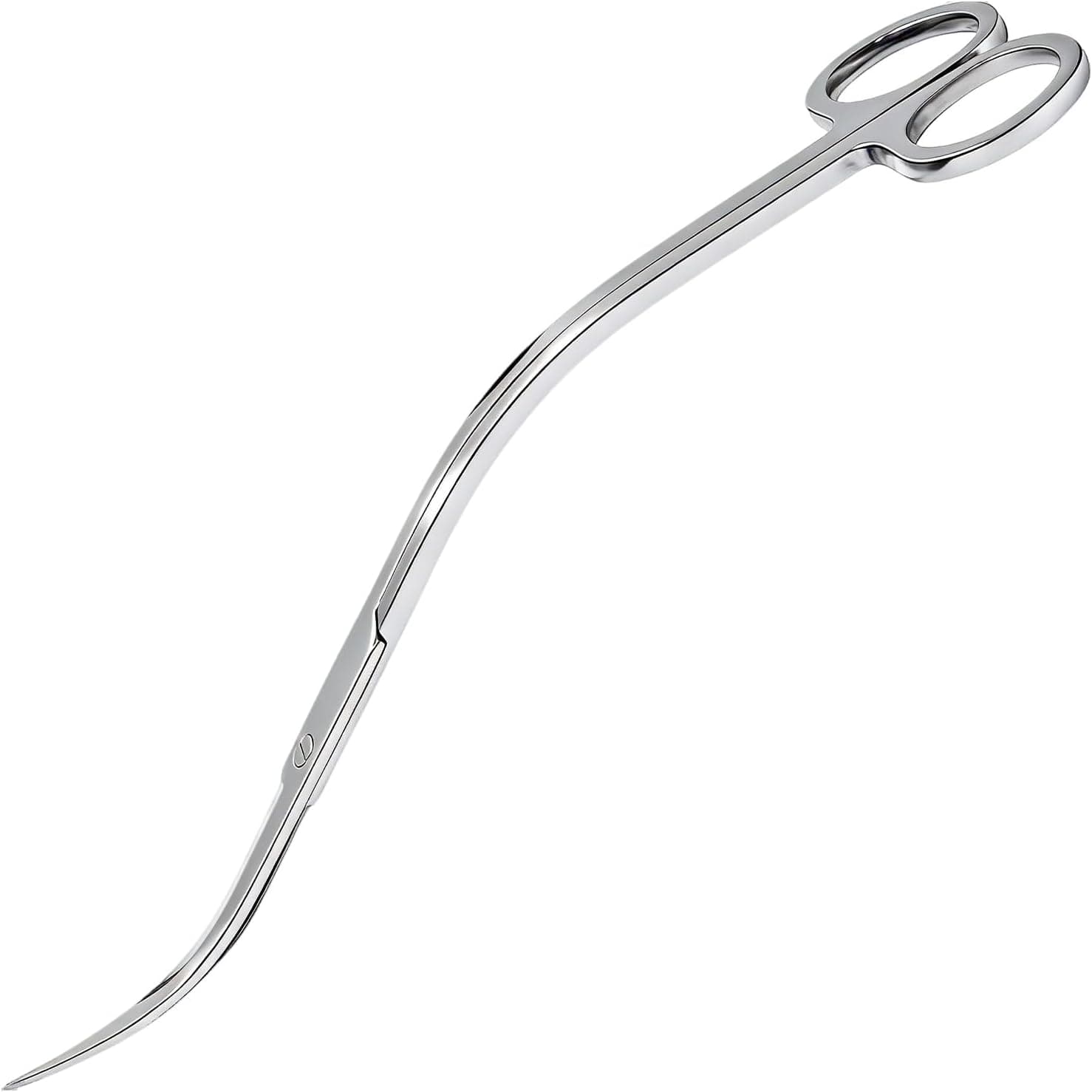 Extra Long Curved Aquarium Scissors Wave Scissors Stainless Steel